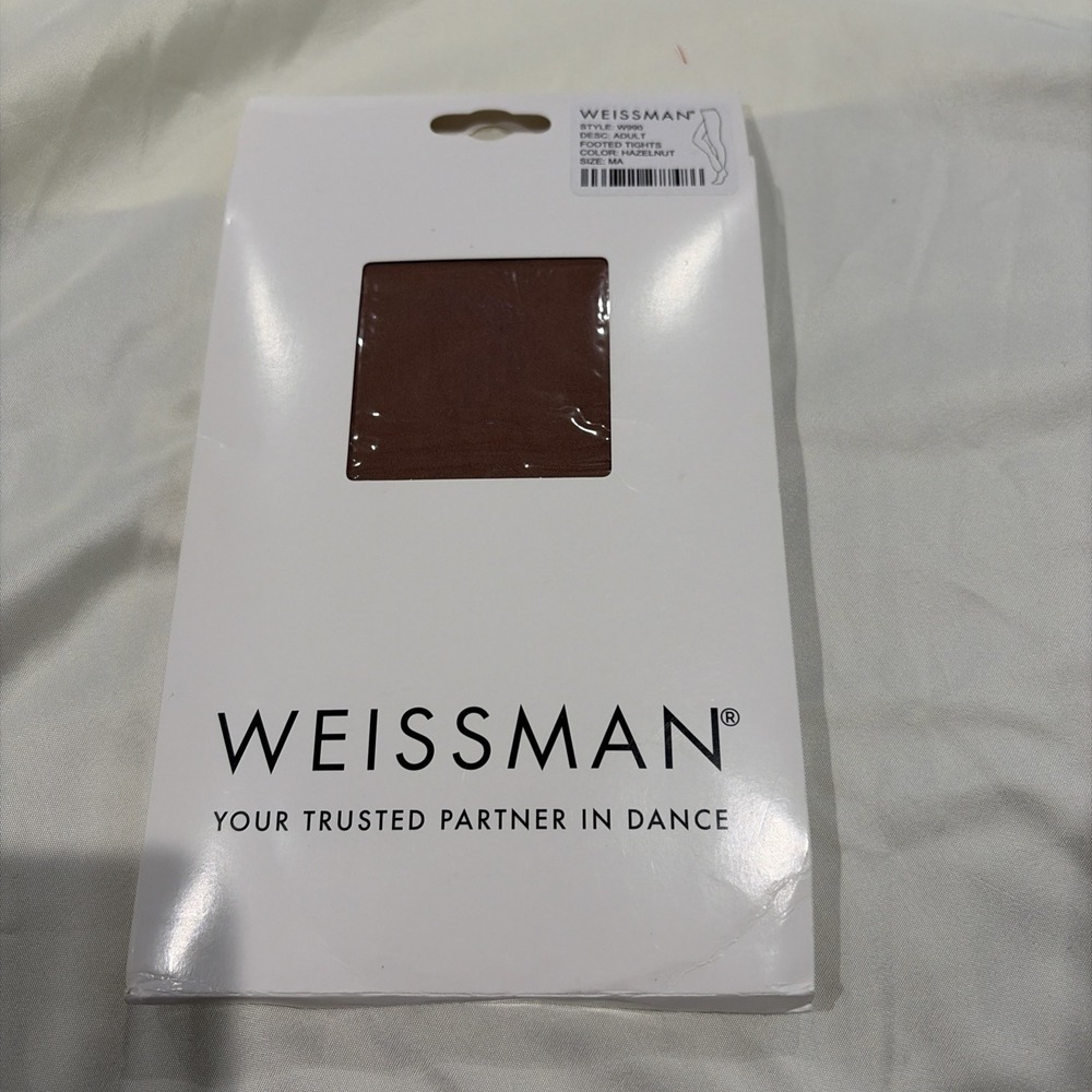 Weissman W990 Adult Footed Tights Hazelnut Size MA